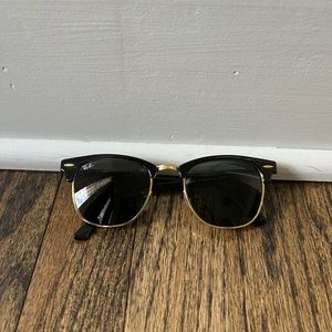 Ray-Ban 3016 Clubmaster, Black, 21mm